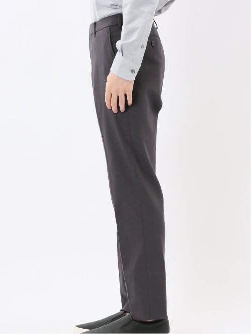 クロスストレッチ スリムフィット ノータックスラックス ジャガード