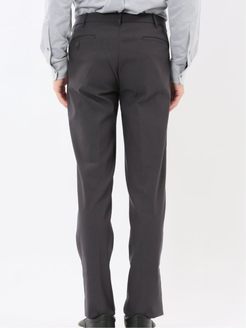 クロスストレッチ スリムフィット ノータックスラックス ジャガード