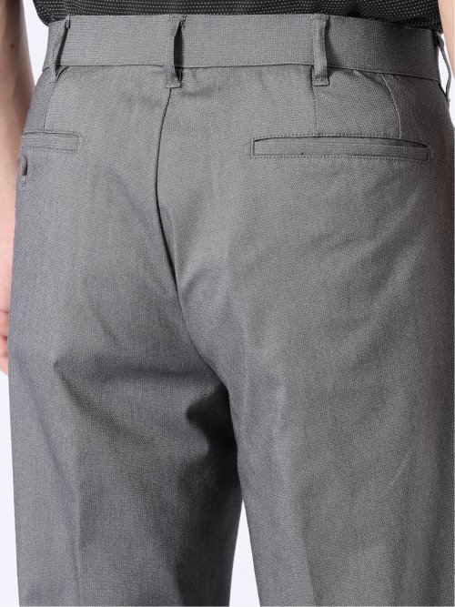 接触冷感 吸汗速乾 ストレッチ スリムフィット ノータック スラックス