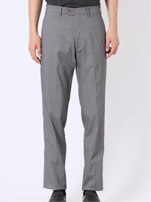 接触冷感 吸汗速乾 ストレッチ スリムフィット ノータック スラックス