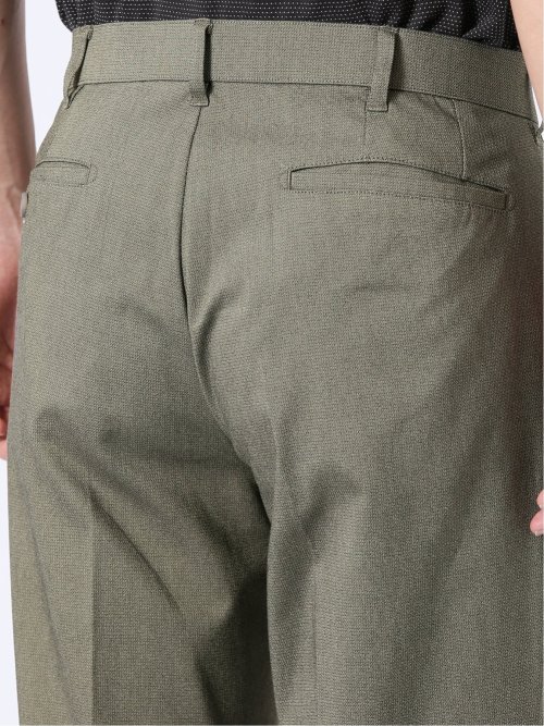 接触冷感 吸汗速乾 ストレッチ スリムフィット ノータック スラックス