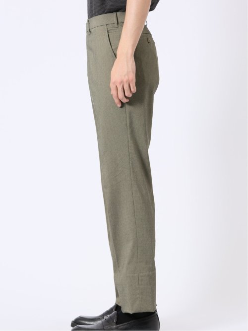 接触冷感 吸汗速乾 ストレッチ スリムフィット ノータック スラックス