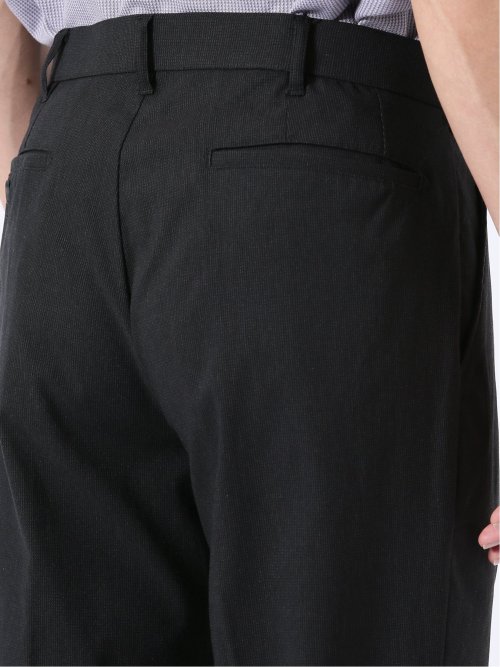 接触冷感 吸汗速乾 ストレッチ スリムフィット ノータック スラックス