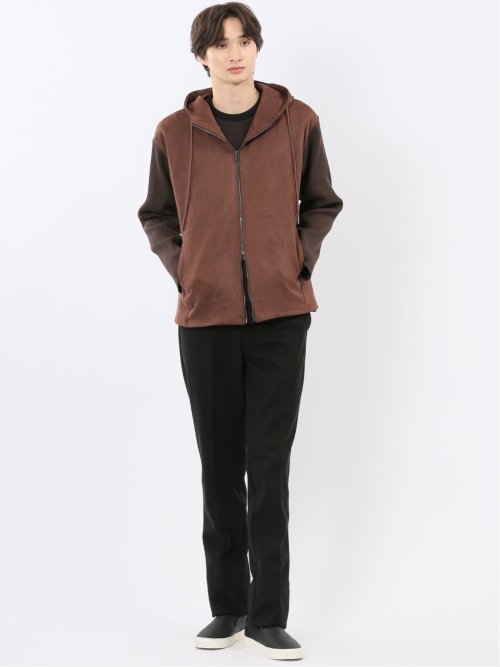 ストレッチ起毛 スリムフィット ノータックスラックス