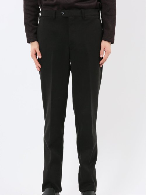 ストレッチ起毛 スリムフィット ノータックスラックス