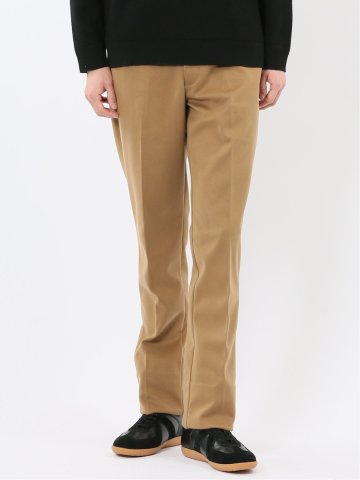 ストレッチ起毛 スリムフィット ノータックスラックス