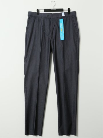 【大きいサイズ】プレイモード/PLAY MODE リネン混 吸汗速乾 ストレッチ ウォッシャブル ノータック スラックス