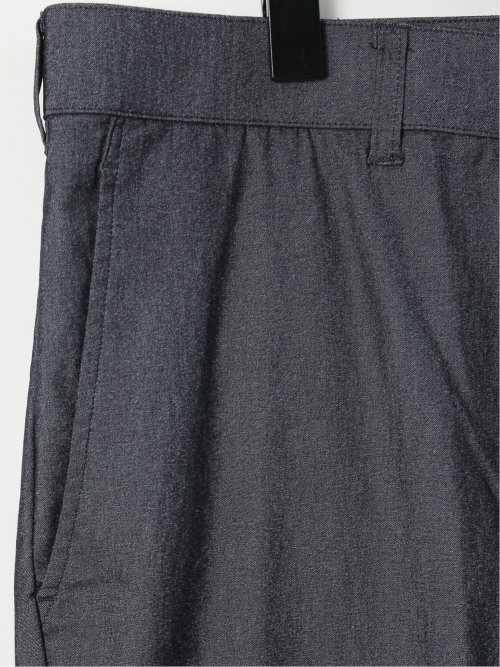 【大きいサイズ】プレイモード/PLAY MODE リネン混 吸汗速乾 ストレッチ ウォッシャブル ノータック スラックス