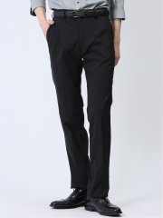 デニム調ストレッチ スリムフィット ノータックスラックス