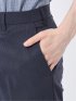 レーヨン混ストレッチ スリムフィット ノータックスラックス