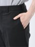 レーヨン混ストレッチ スリムフィット ノータックスラックス