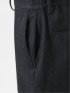 軽量ストレッチ スリムパンツ へリンボン紺(セットアップ可能)