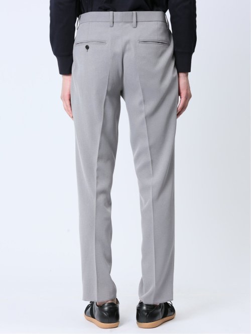 軽量 スリムフィット ノータックパンツ ライトグレー(セットアップ可能)