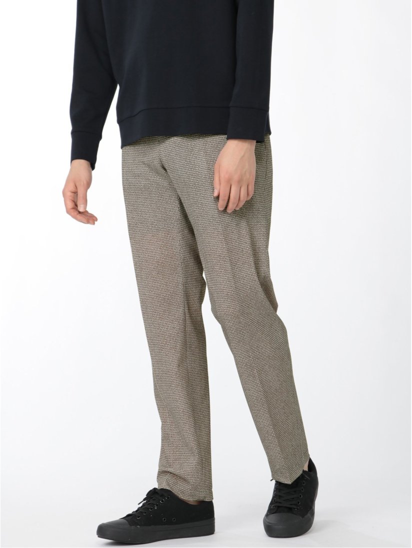 スーパーストレッチ セットアップ スリムパンツ チェックライトグレー S 03ライトグレー セットアップ Taka Q Online Shop タカキューオンラインショップ 公式通販