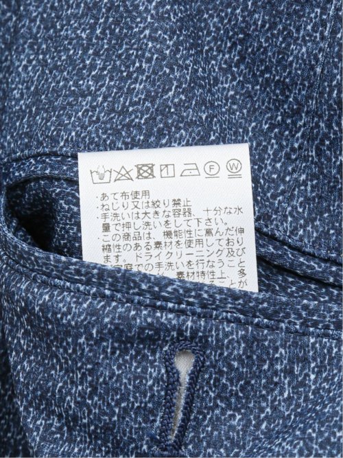 TechDenim スリムフィット ノータックパンツ 青(セットアップ可能)