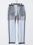 TechDenim スリムフィット ノータックパンツ 紺（セットアップ可能）