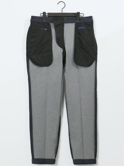 TechMove スリムフィット ノータックパンツ カルゼ紺(セットアップ可能)