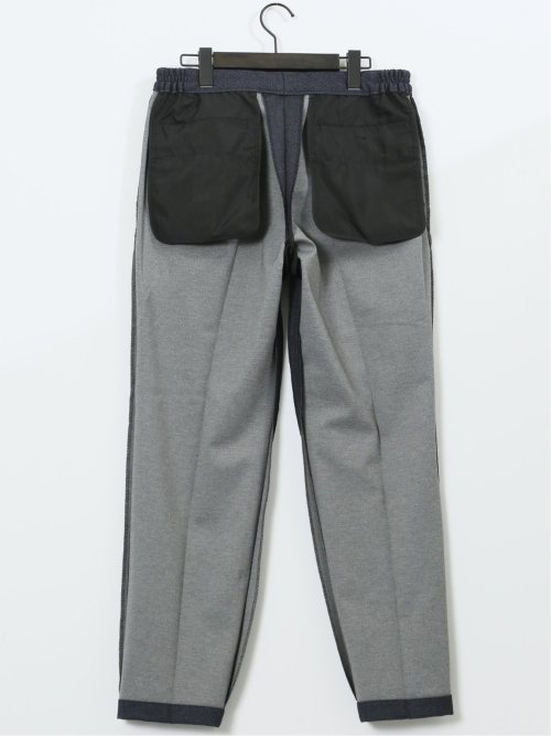 TechMove スリムフィット ノータックパンツ カルゼ紺(セットアップ可能)