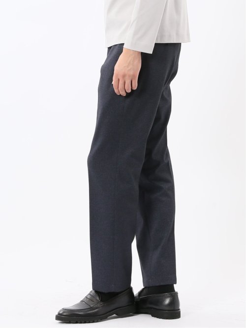 TechMove スリムフィット ノータックパンツ カルゼ紺(セットアップ可能)