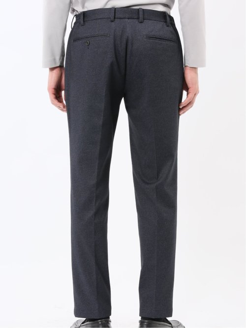 TechMove スリムフィット ノータックパンツ カルゼ紺(セットアップ可能)