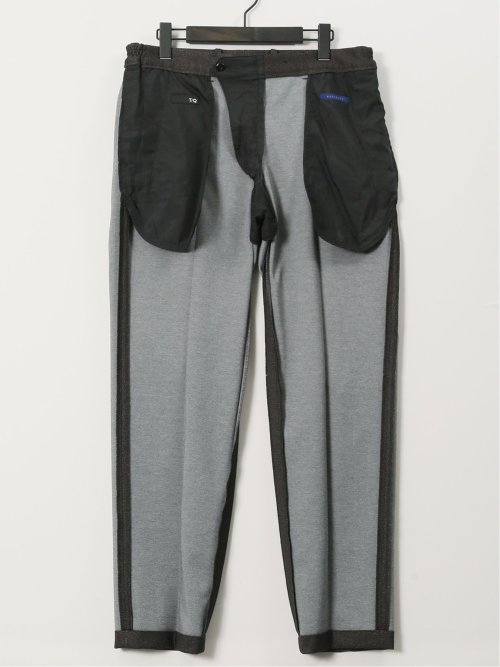 TechMove スリムフィット ノータックパンツ カルゼ茶(セットアップ可能)