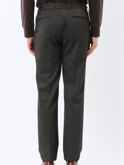 TechMove スリムフィット ノータックパンツ カルゼ茶(セットアップ可能)