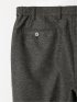 TechLinen スリムフィット ノータック パンツ 茶(セットアップ可能)
