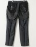 TechLinen スリムフィット ノータック パンツ 紺(セットアップ可能)