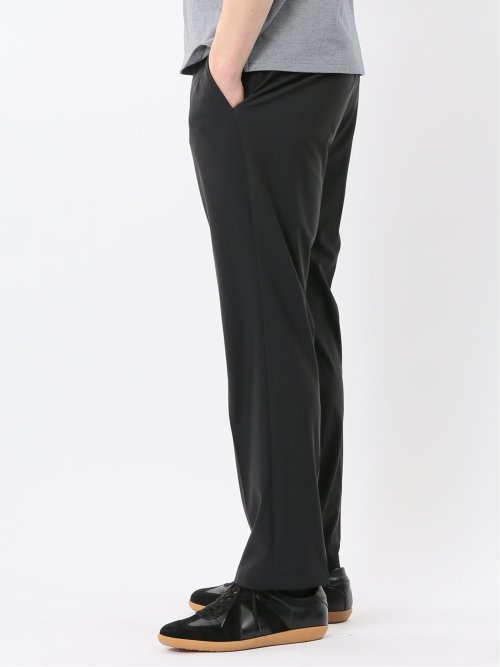 TechCool スリムフィット ノータック パンツ 黒(セットアップ可能)