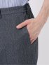 ストレッチ ウォッシャブル サッカー プリント レギュラーフィット ノータック パンツ 紺(セットアップ可能)