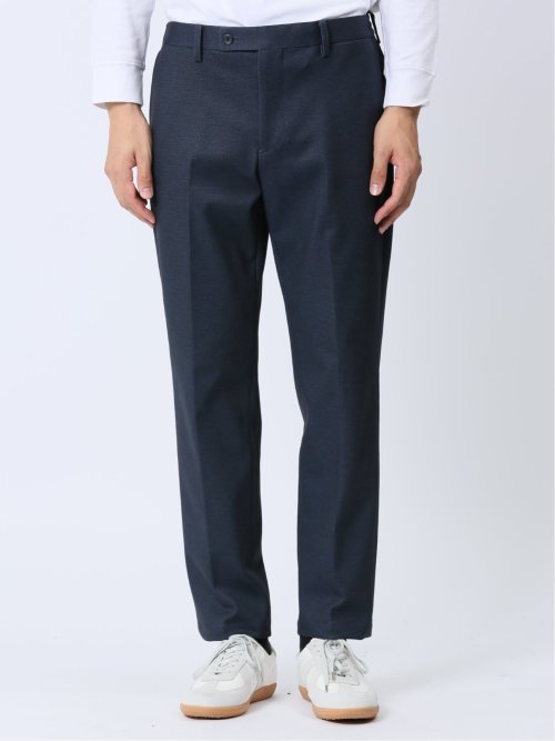 デニム調 スリムフィット ノータックパンツ(セットアップ可能)