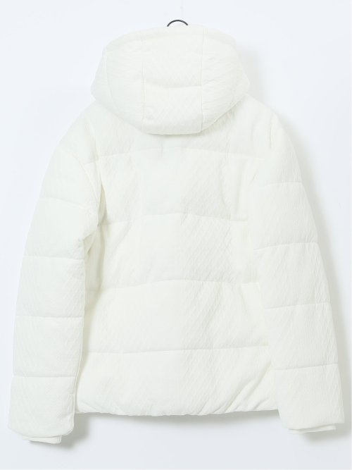 カットジャガード フード脱着 中綿ブルゾン