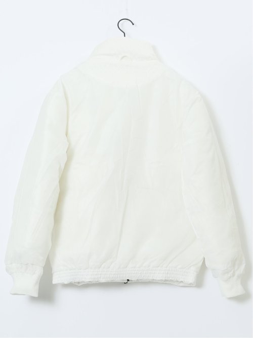 カットジャガード フード脱着 中綿ブルゾン