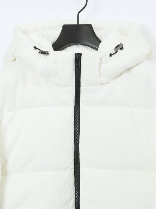 カットジャガード フード脱着 中綿ブルゾン