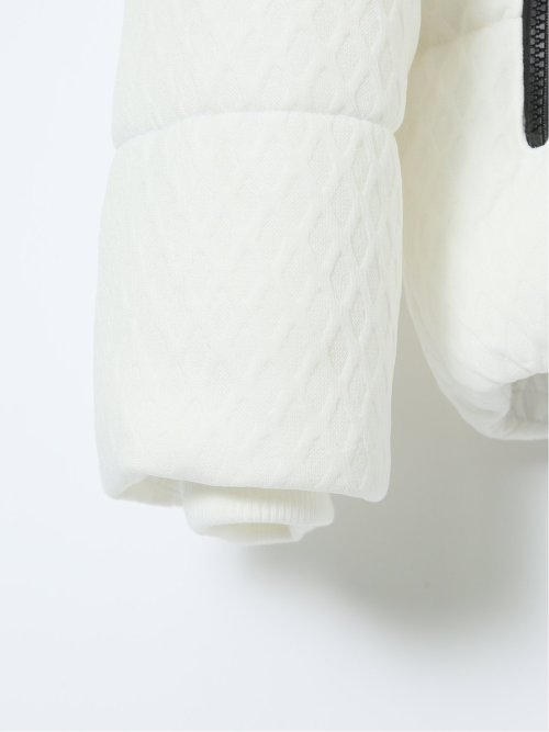 カットジャガード フード脱着 中綿ブルゾン