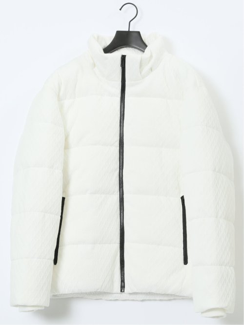 カットジャガード フード脱着 中綿ブルゾン