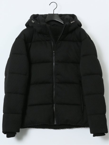 カットジャガード フード脱着 中綿ブルゾン