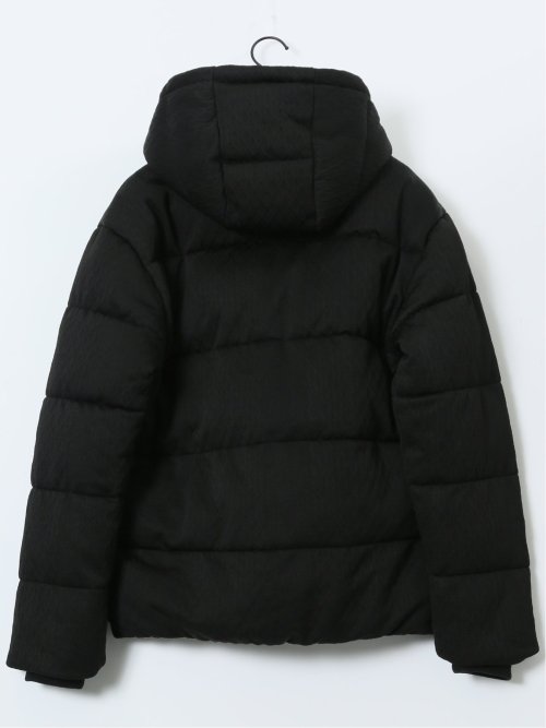 カットジャガード フード脱着 中綿ブルゾン