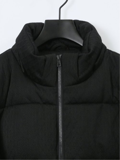 カットジャガード フード脱着 中綿ブルゾン