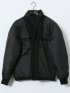 カットジャガード フード脱着 中綿ブルゾン