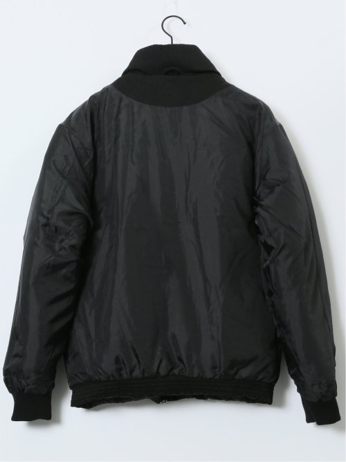 カットジャガード フード脱着 中綿ブルゾン