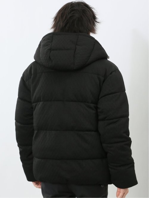 カットジャガード フード脱着 中綿ブルゾン