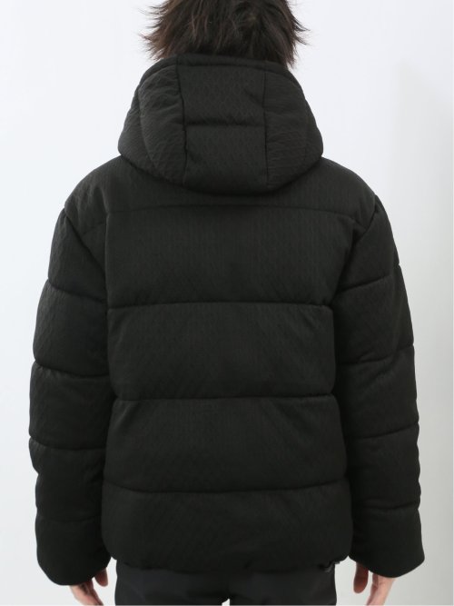 カットジャガード フード脱着 中綿ブルゾン