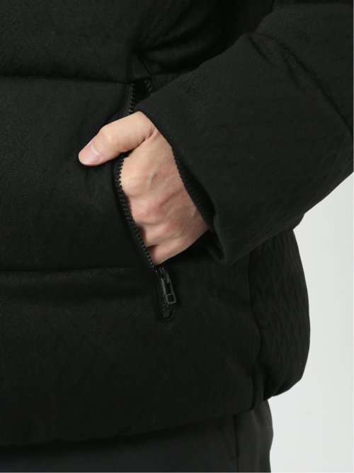 カットジャガード フード脱着 中綿ブルゾン