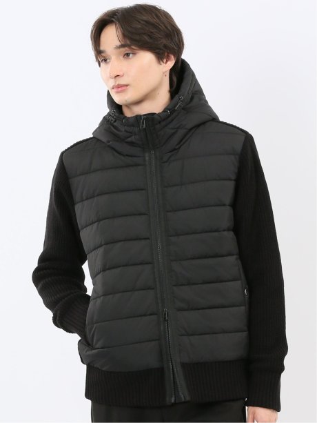 前身中綿 ハイブリッドフーディー