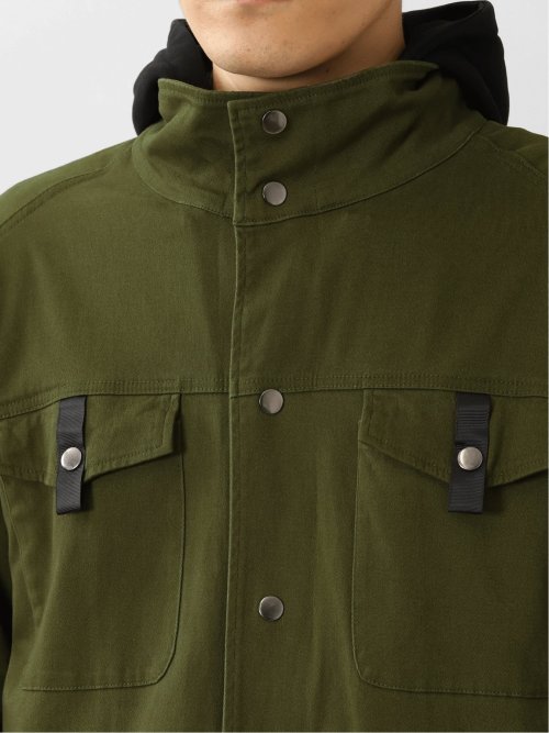 3WAY フード付ミリタリーブルゾン