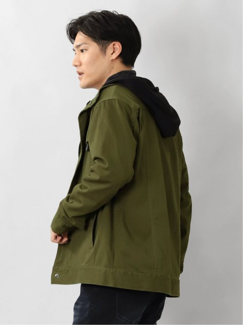 3WAY フード付ミリタリーブルゾン