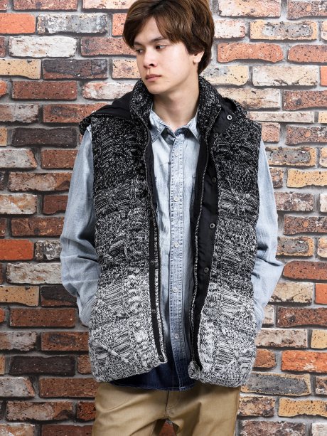 グラデーション中綿ベスト S 07白黒 ジャケット アウター Taka Q Online Shop タカキューオンラインショップ 公式通販 グラデーション中綿ベスト S 07白黒 ジャケット アウター Taka Q Online Shop タカキューオンラインショップ 公式通販