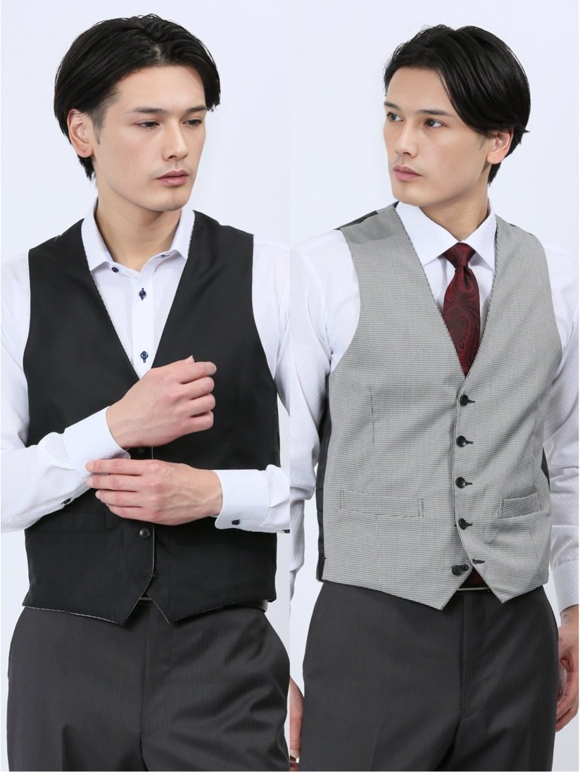 リバーシブル ジレベスト(M 08チドリ): トップス | TAKA-Q ONLINE SHOP 