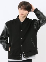 メルトン×合成皮革 スタジャン